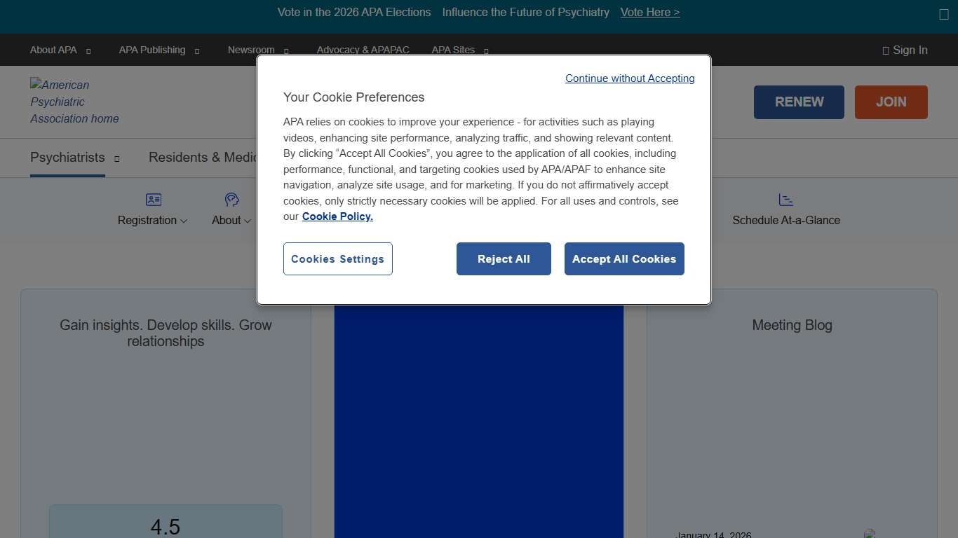 Psychiatry.org - 2026 Annual Meeting